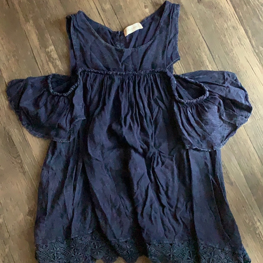 Altar’d State Cold Shoulder Blouse